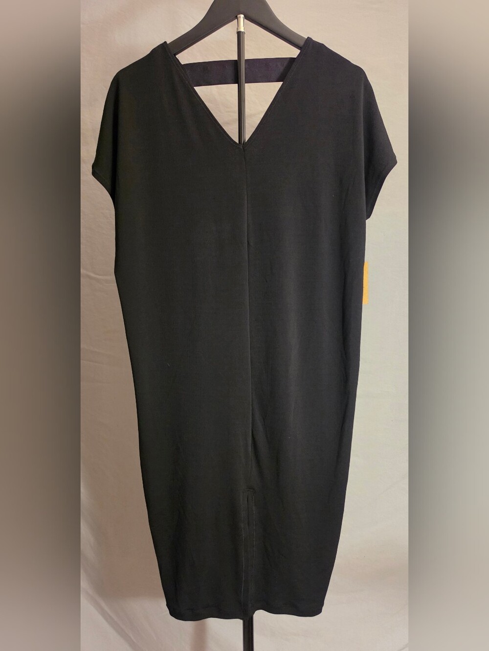 RACHEL Rachel Roy Black V-Neck Midi Dress